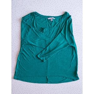 American Eagle Forest Green Dolan Top